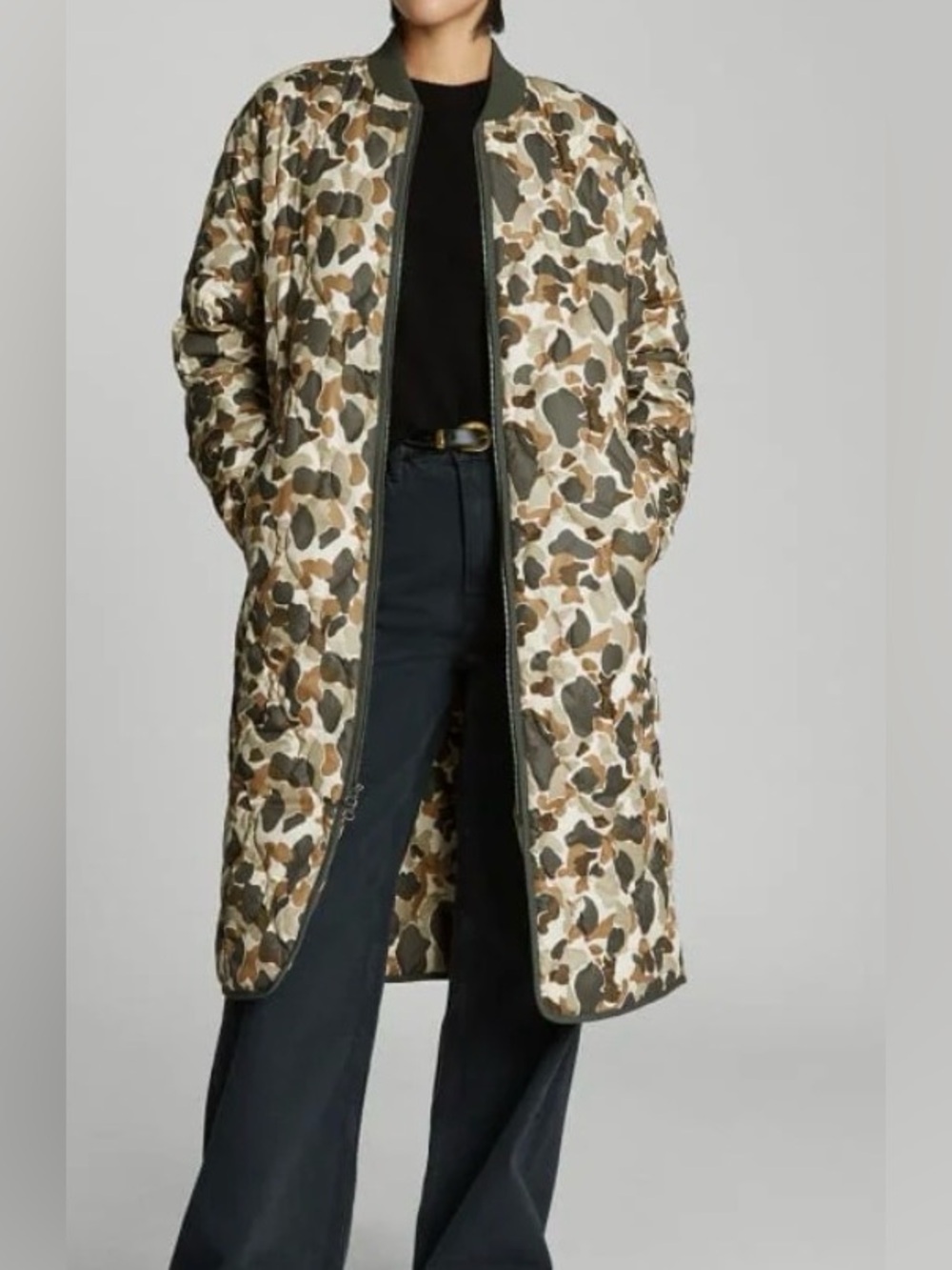 EVERLANE NWT THE RENEW LONG LINER Jacket size Small